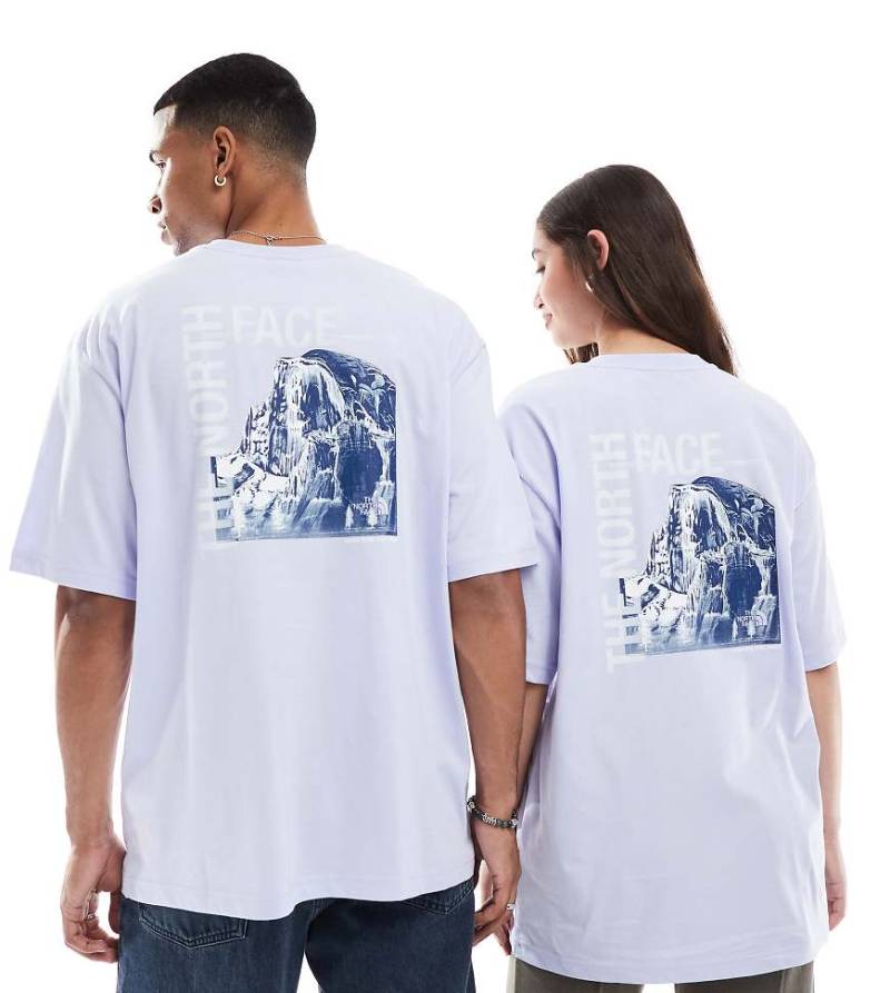 The North Face - Half Dome - T-Shirt in Hellblau mit Fotoprint von The North Face