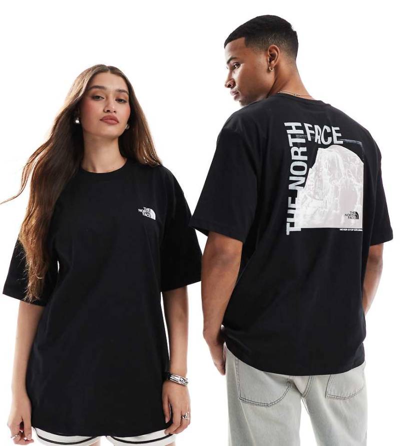 The North Face - Half Dome - T-Shirt in Schwarz mit Fotoprint von The North Face