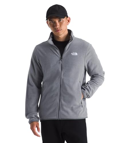 The North Face Herren Glacier Fleece Jacke, Tnf Mid Grey Heather, L von The North Face