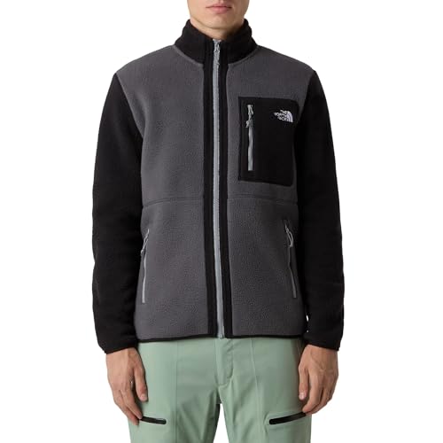 The North Face Herren Yumiori Full Zip Jacke, Anthracite Grey/Tnf Bla, L von The North Face