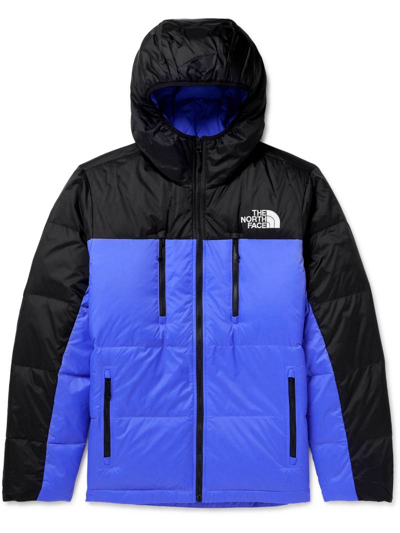 The North Face - Himalayan Logo-Embroidered Quilted Ripstop Down Jacket - Men - Blue - M von The North Face