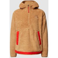 The North Face Hoodie aus Teddyfell Modell 'CAMPSHIRE' in Camel, Größe XL von The North Face