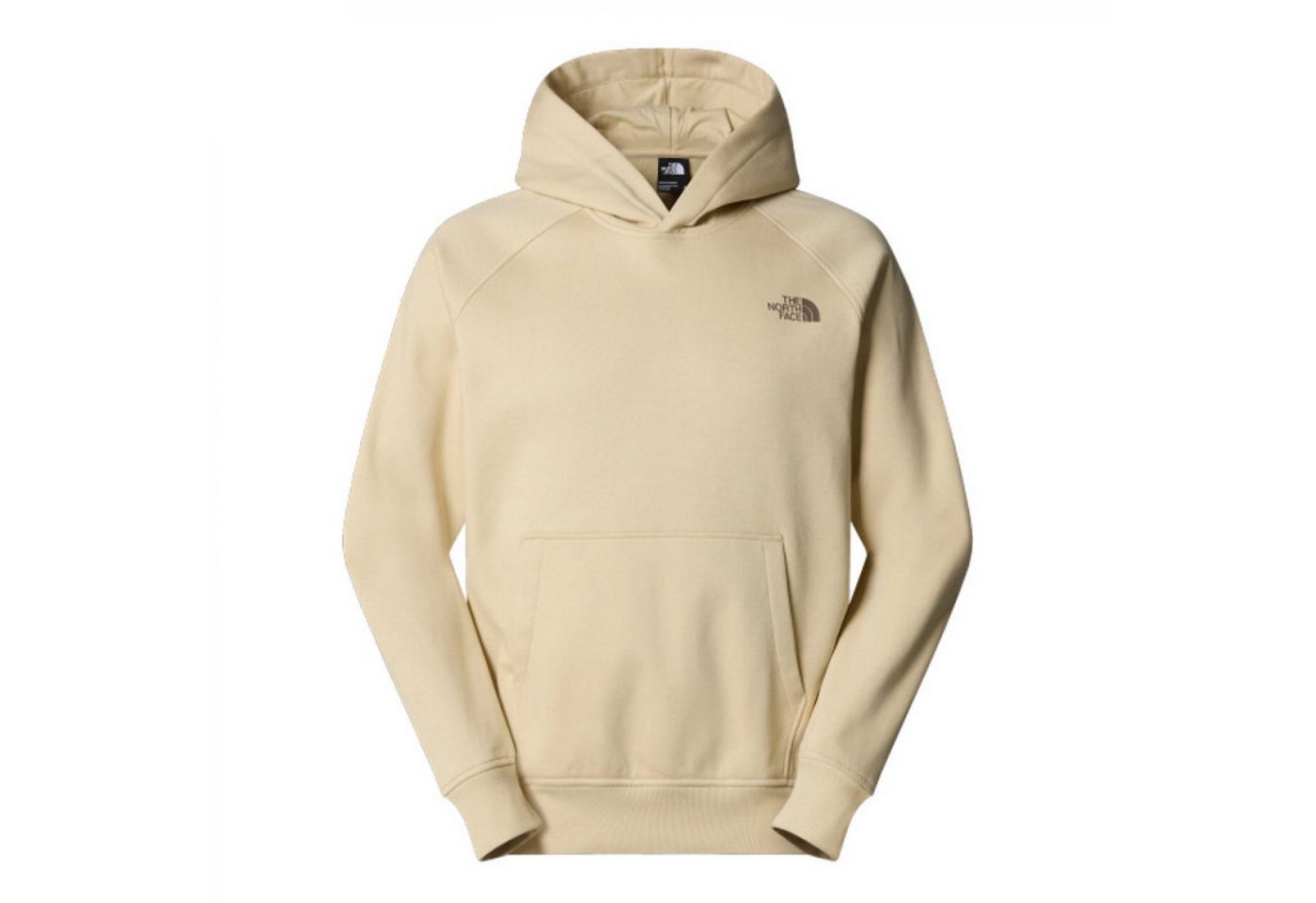 The North Face Kapuzensweatshirt M RAGLAN BOX NSE HOODIE Gravel/Smokey Brown von The North Face