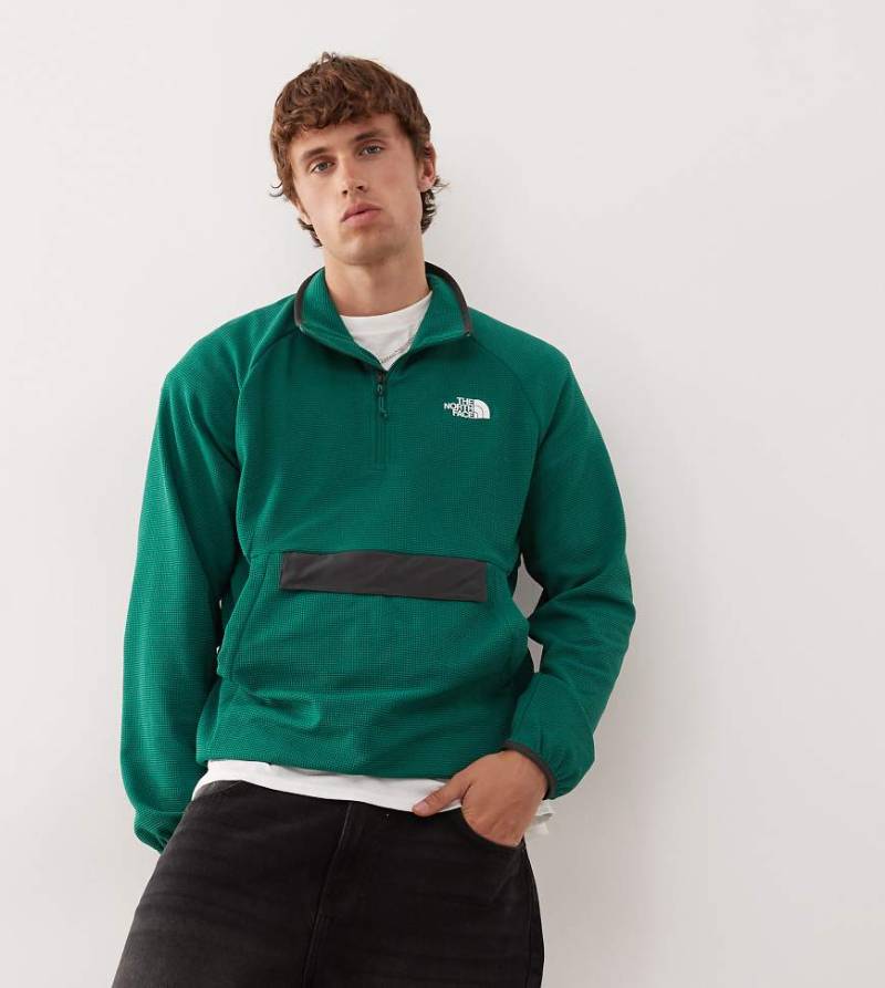 The North Face - Kecha - Verstaubarer Anorak in Grün mit kurzem Reißverschluss, exklusiv bei ASOS von The North Face