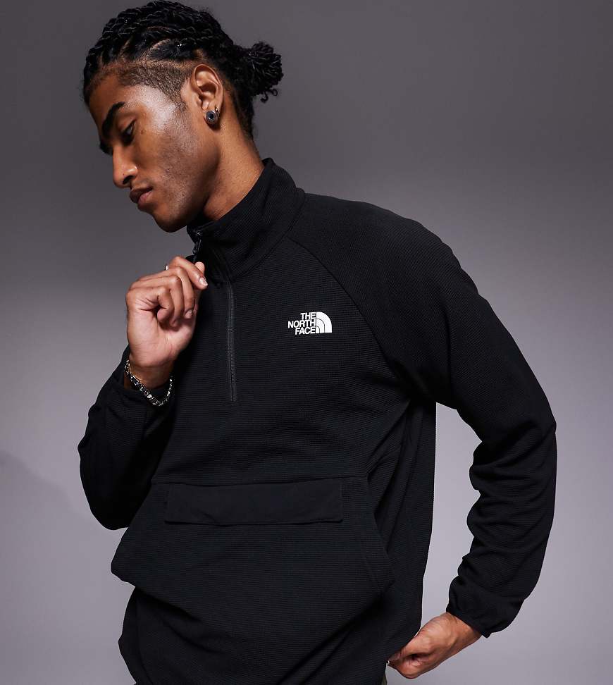 The North Face - Kecha - Verstaubarer Anorak in Schwarz mit kurzem Reißverschluss von The North Face