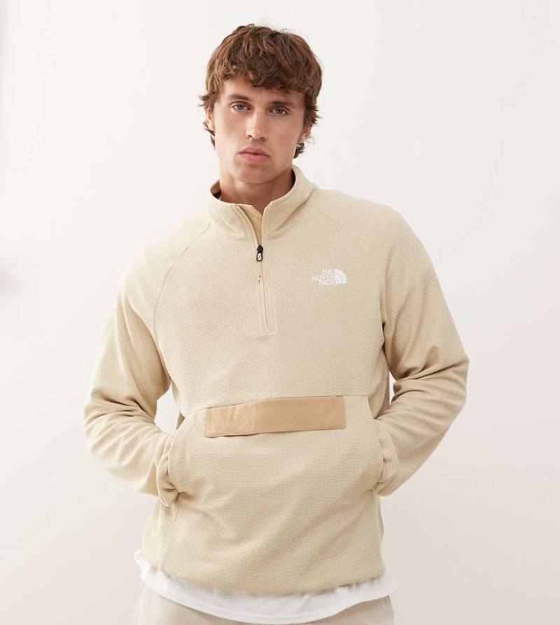 The North Face - Kecha - Verstaubarer Anorak in Wollweiß mit kurzem Reißverschluss, exklusiv bei ASOS von The North Face