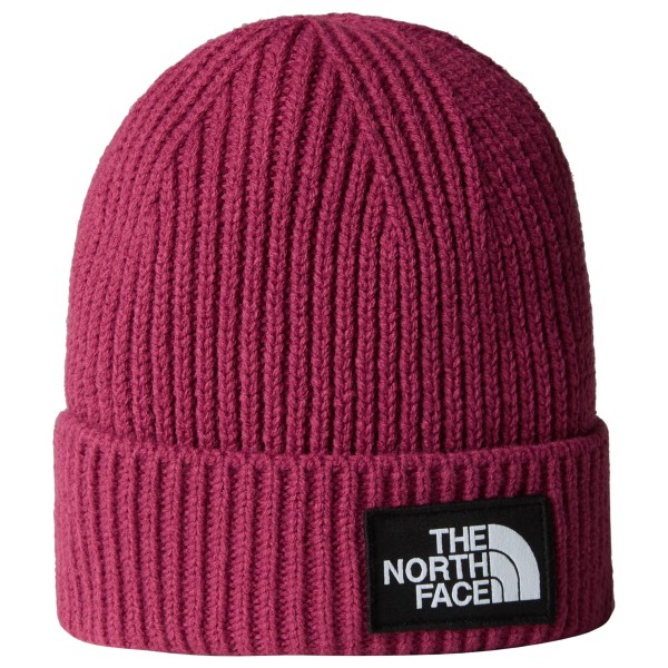 The North Face - Kid's TNF Box Logo Cuffed Beanie - Mütze Gr One Size rot von The North Face