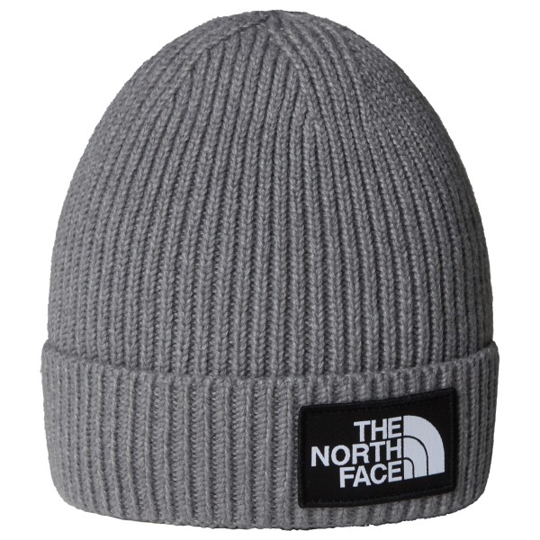The North Face - Kid's TNF Logo Box Cuffed Beanie - Mütze Gr One Size grau von The North Face