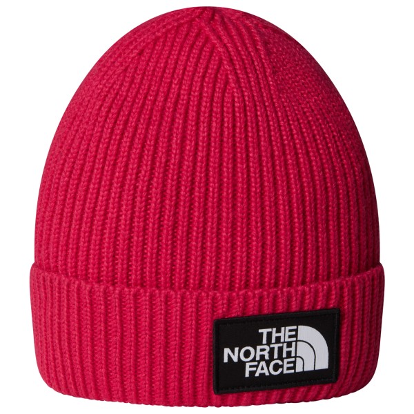 The North Face - Kid's TNF Logo Box Cuffed Beanie - Mütze Gr One Size rot von The North Face