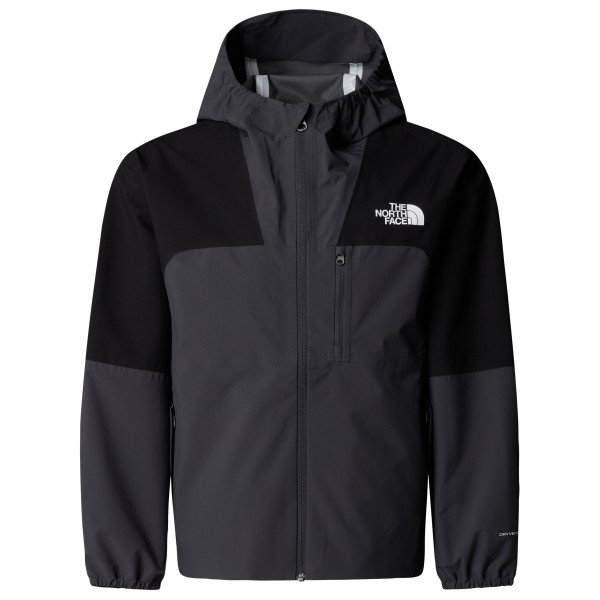 The North Face - Kid's Teen Hike Packable Shell - Regenjacke Gr S schwarz/grau von The North Face