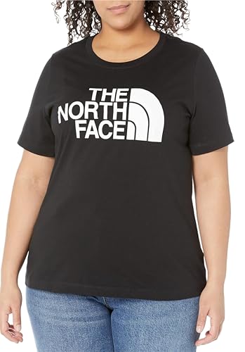 The North Face Kurzärmeliges Damen-T-Shirt mit Halbkuppelmuster, Schwarz, XX-Large von The North Face