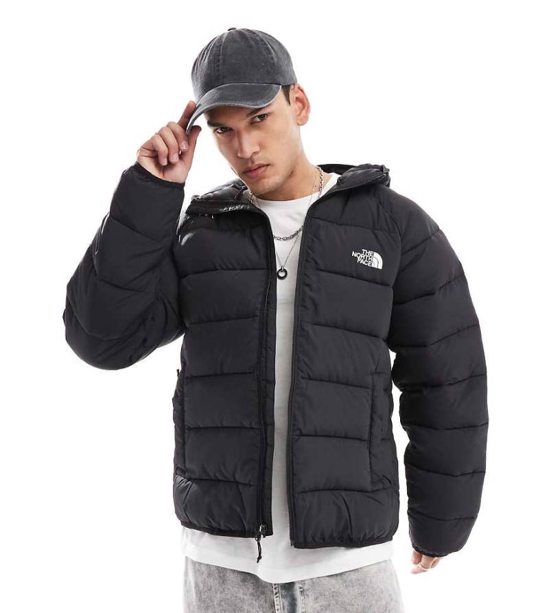 The North Face - Laurez - Pufferjacke in Schwarz mit Logo und Kapuze, exklusiv bei ASOS von The North Face