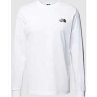 The North Face Longsleeve mit Label-Print Modell 'REDBOX' in Weiss, Größe M von The North Face