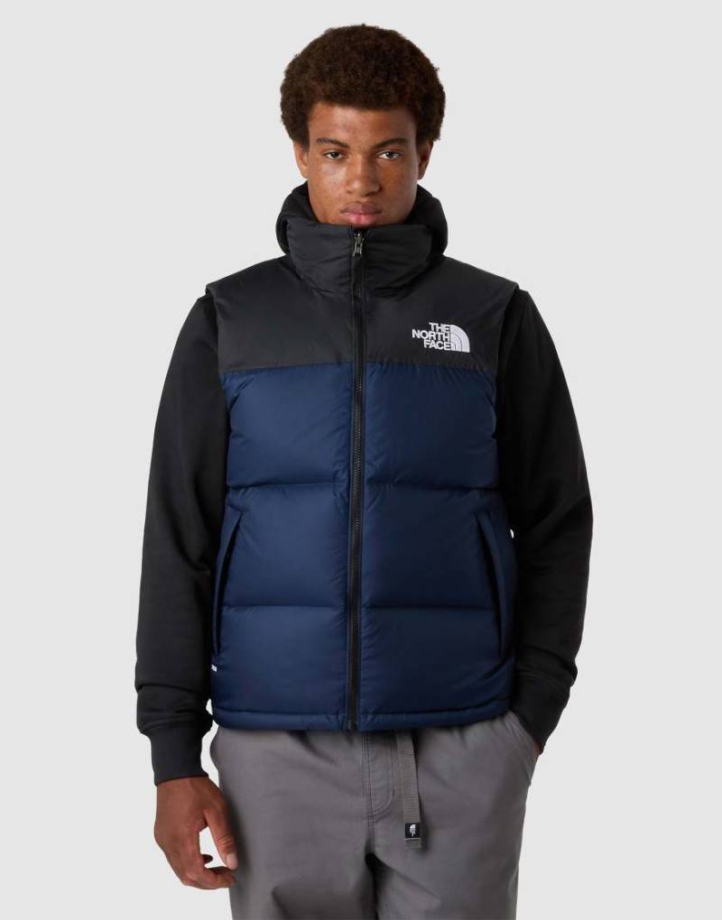 The North Face - M 1996 Retro Nuptse - Trägertop in Summit-Marineblau / TNF-Schwarz /R von The North Face