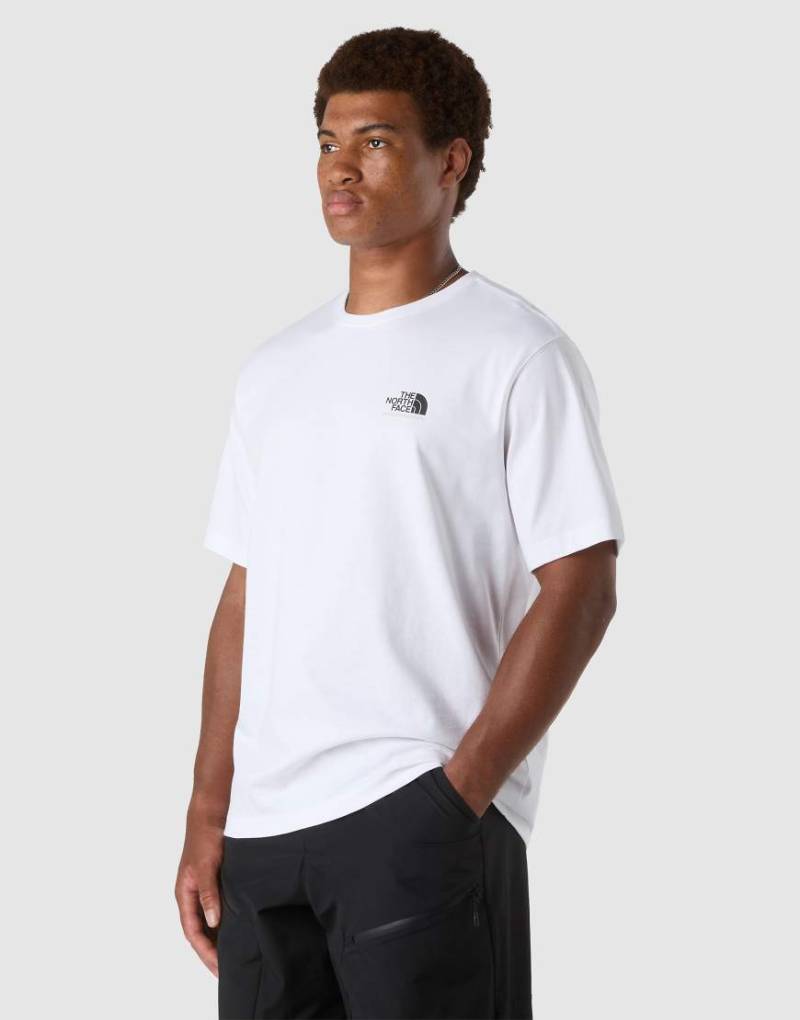 The North Face - M NSE Repeat - Relaxed-Fit-T-Shirt in TNF-Weiß/TNF-Schwarz von The North Face