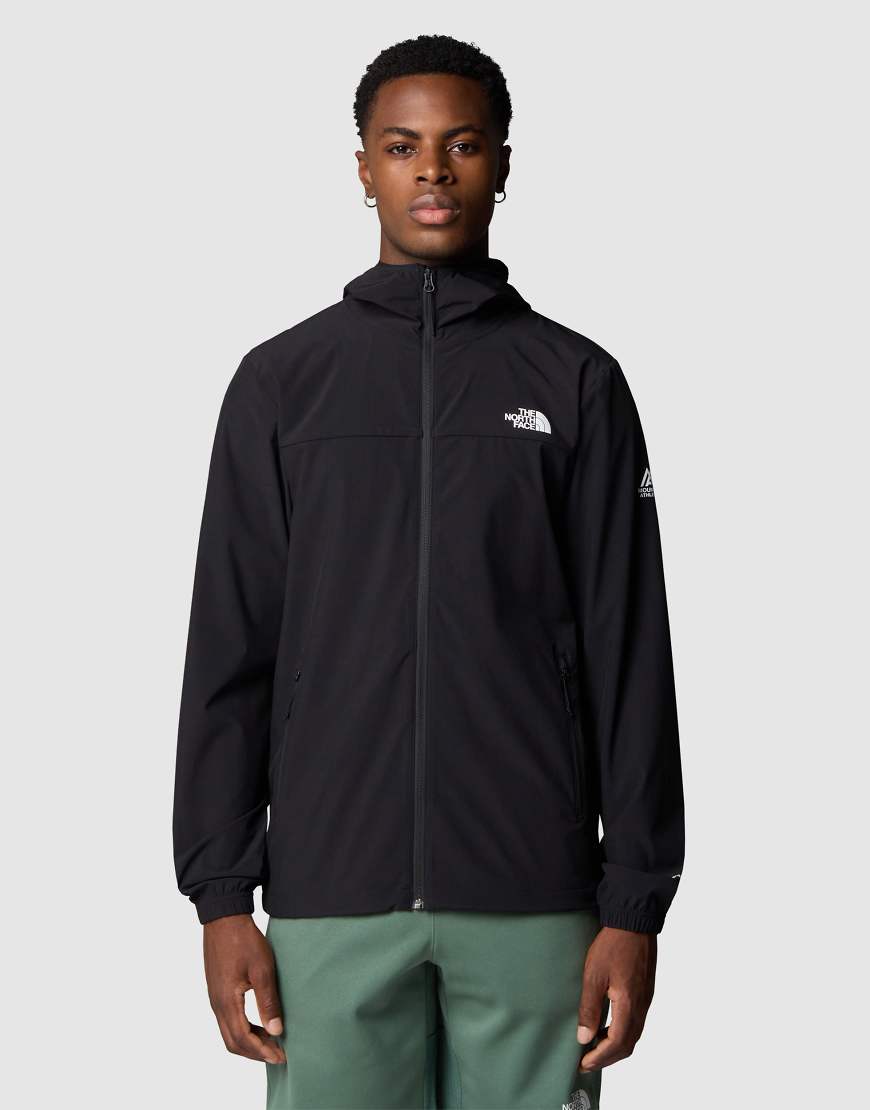The North Face - Mountain Athletics Hybrid - Windjacke in TNF-Schwarz mit Kapuze von The North Face