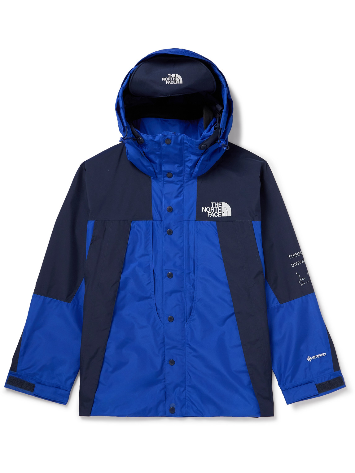 The North Face - Mountain Logo-Embroidered GORE-TEX® Hooded Jacket - Men - Blue - M von The North Face
