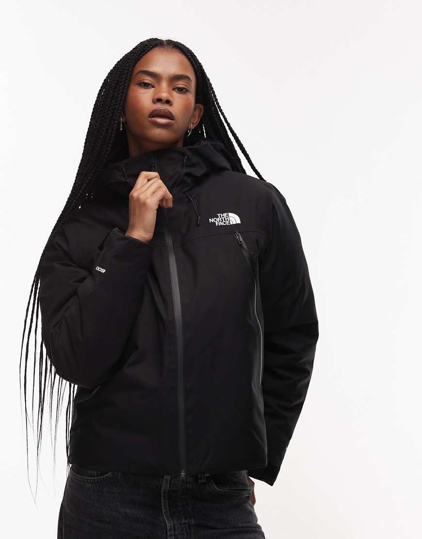 The North Face - Mountain Range - Daunen-Parka in Schwarz mit Kapuze von The North Face