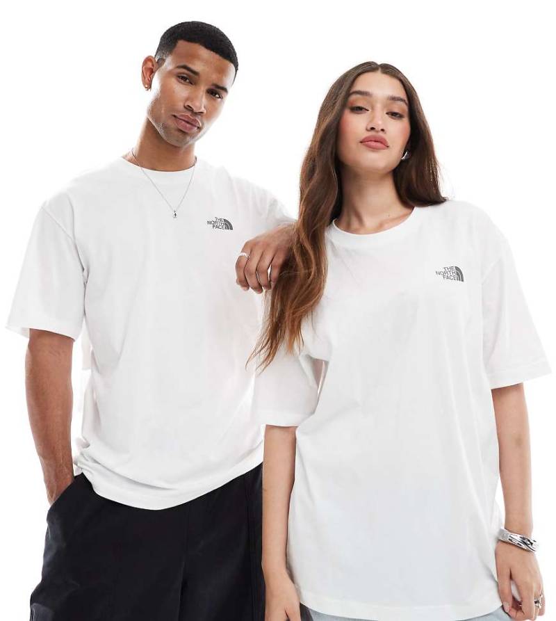 The North Face - Mountain Sketch - Oversize-T-Shirt in Weiß mit Rückenprint von The North Face