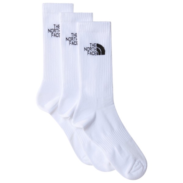 The North Face - Multi Sport Cush Crew Socks 3-Pack - Multifunktionssocken Gr S weiß von The North Face
