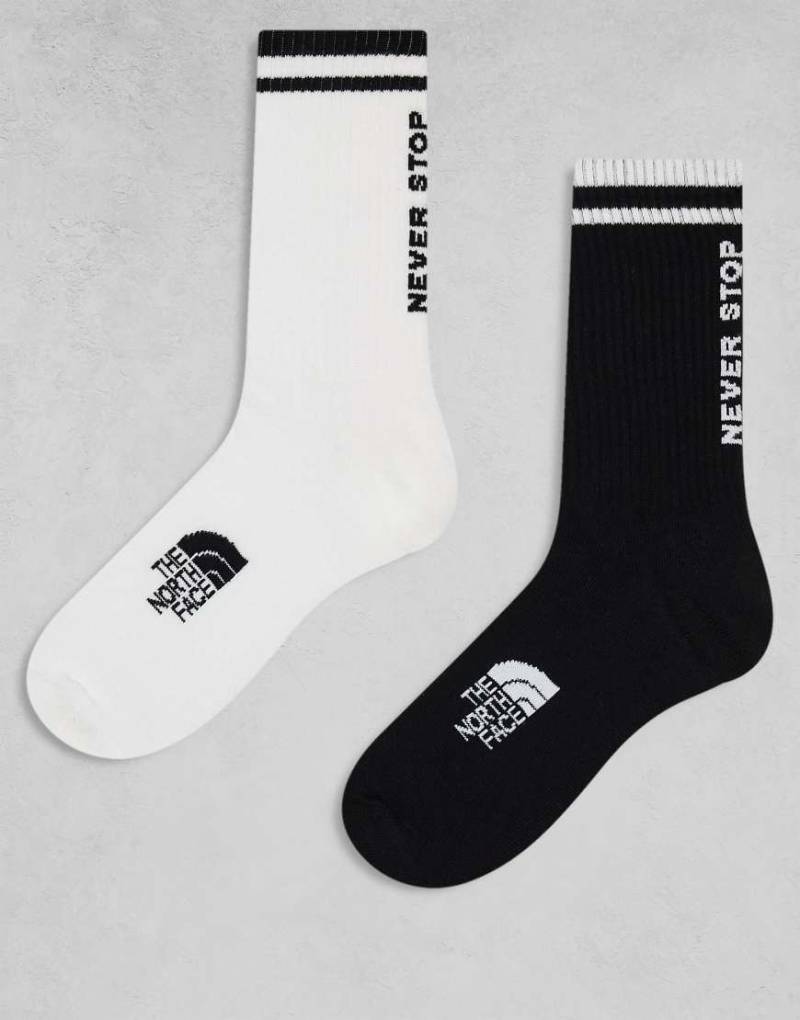 The North Face - NSE Everyday - Crew-Socken in Schwarz und Weiß von The North Face