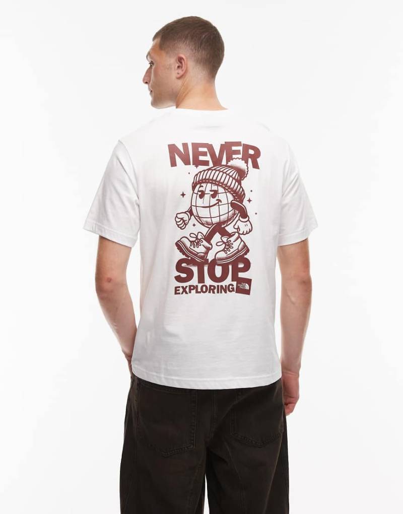 The North Face - NSE Global - Oversize-T-Shirt in Weiß mit Rückenprint von The North Face