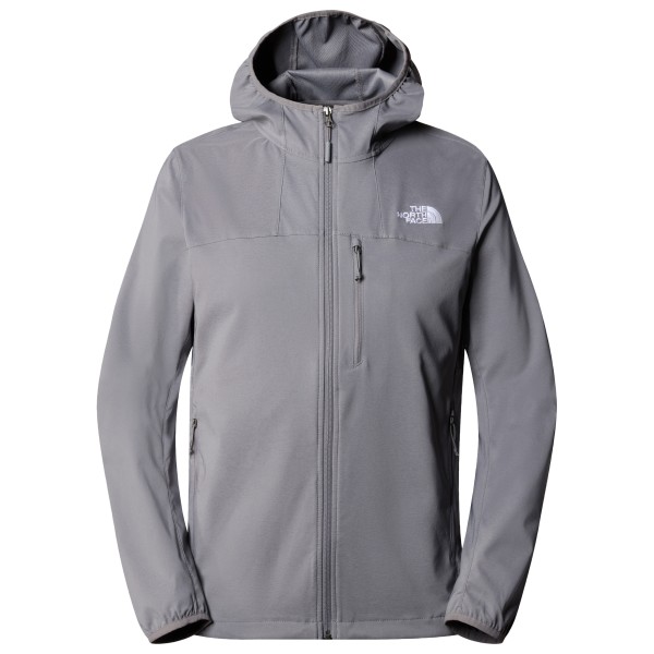 The North Face - Nimble Hoodie - Softshelljacke Gr M grau von The North Face