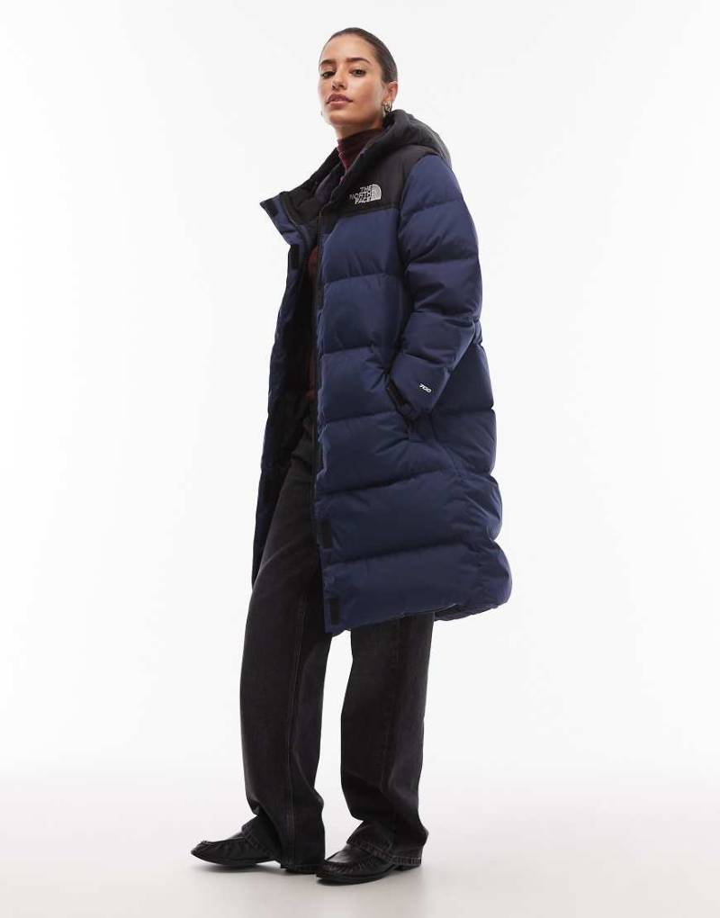 The North Face - Nuptse - Parka in Summit Navy/TNF-Schwarz-Marineblau von The North Face