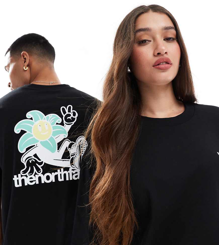 The North Face - Oversize-T-Shirt in Schwarz mit Blüten-Rückenprint, exklusiv bei ASOS The North Face - Oversize-T-Shirt in Schwarz mit Blüten-Rückenprint, exklusiv bei ASOS von The North Face