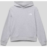 The North Face Oversized Hoodie mit Label-Stitching in Mittelgrau Melange, Größe XXL von The North Face