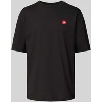 The North Face Oversized T-Shirt aus reiner Wolle mit Label-Print in Black, Größe XXL von The North Face