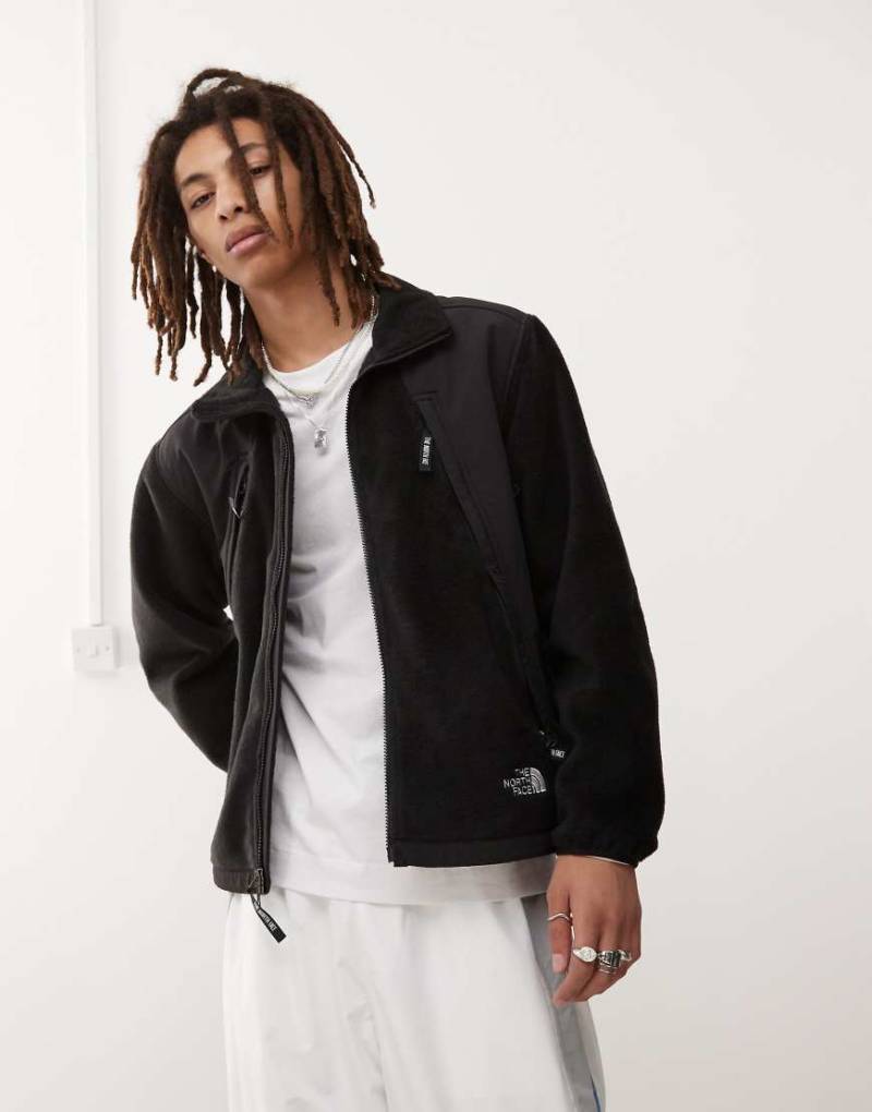 The North Face - Polar Sun - Jacke aus schwerem Fleece in Schwarz mit Tasche von The North Face