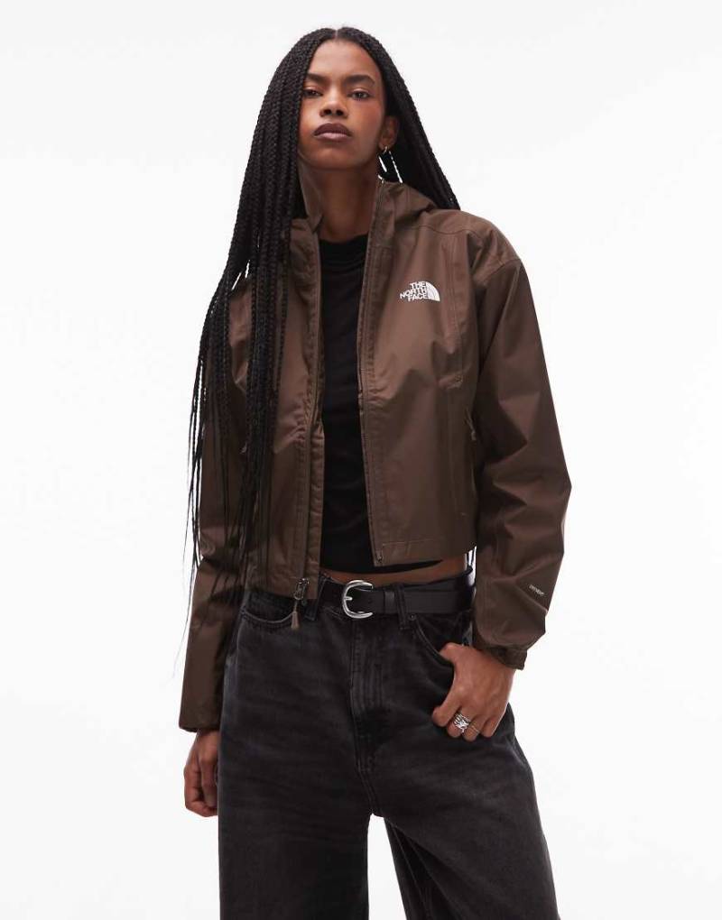 The North Face - Quest - Cropped-Jacke in Braun-Brown von The North Face