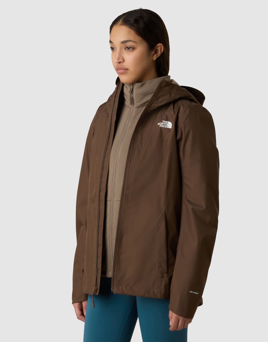 The North Face - Quest Triclimate - 3-in-1-Jacke in Rauchbraun/Mokkabraun-Brown von The North Face