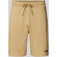 The North Face Regular Fit Sweatshorts mit Label-Print Modell 'STANDARD' in Beige, Größe XS von The North Face