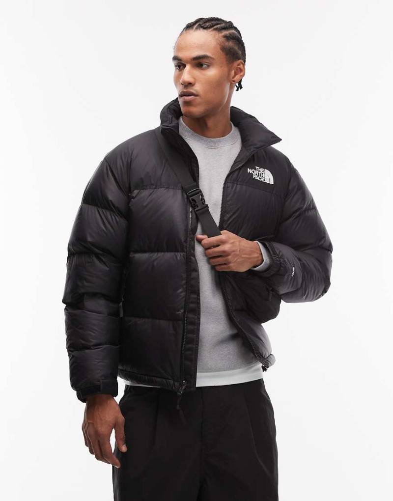 The North Face - Retro Nuptse - Gesteppte Daunenjacke in Schwarz von The North Face