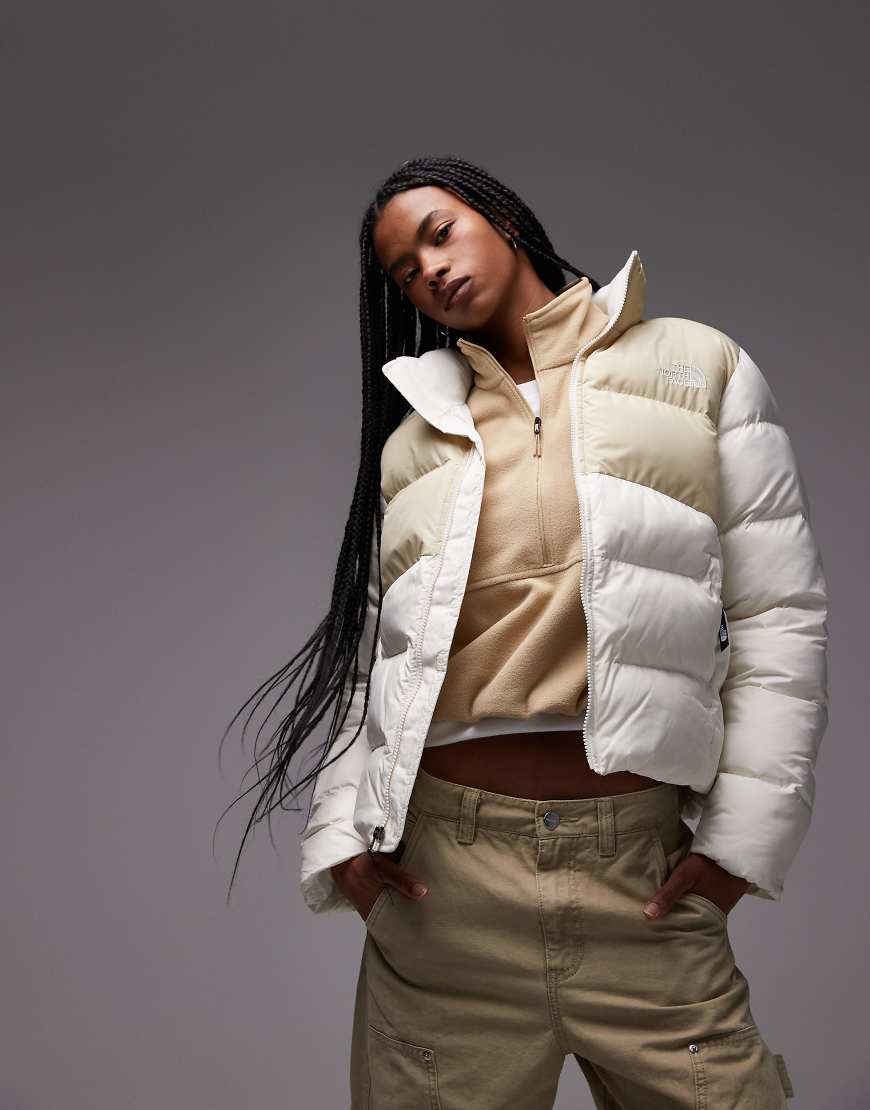 The North Face - Saikuru - Pufferjacke in Wollweiß mit Logo von The North Face