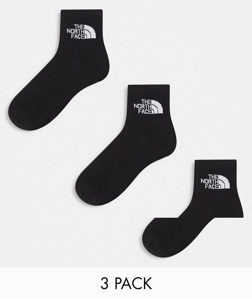 The North Face - Simple Dome - 3er-Pack Knöchelsocken in Schwarz mit Logo The North Face - Simple Dome - 3er-Pack Knöchelsocken in Schwarz mit Logo von The North Face