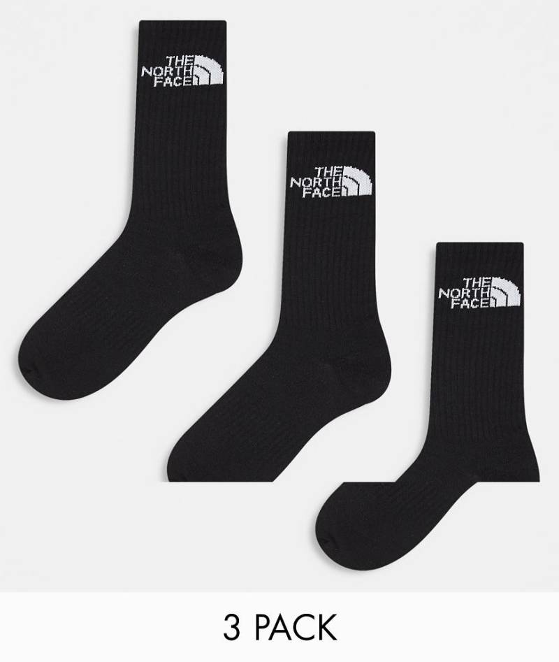 The North Face - Simple Dome - 3er-Pack Socken in Schwarz mit Logo von The North Face