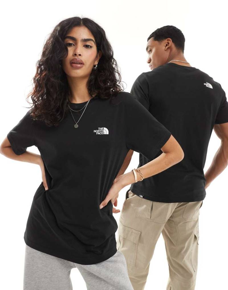 The North Face - Simple Dome - T-Shirt in Schwarz mit Logo von The North Face