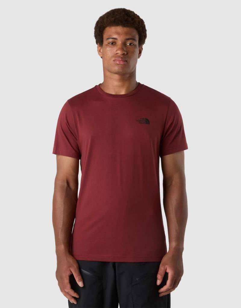 The North Face - Simple Dome - T-Shirt in Sumac/TNF-Schwarz-Brown von The North Face