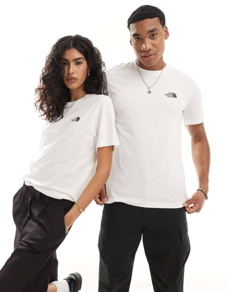 The North Face - Simple Dome - T-Shirt in Weiß mit Logo von The North Face