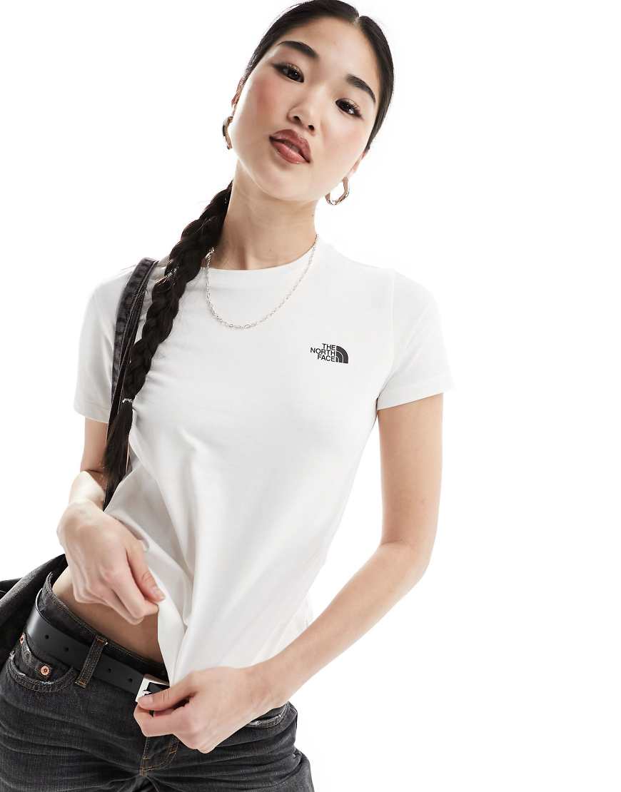 The North Face - Simple Dome - T-Shirt in Weiß mit Logo The North Face - Simple Dome - T-Shirt in Weiß mit Logo von The North Face