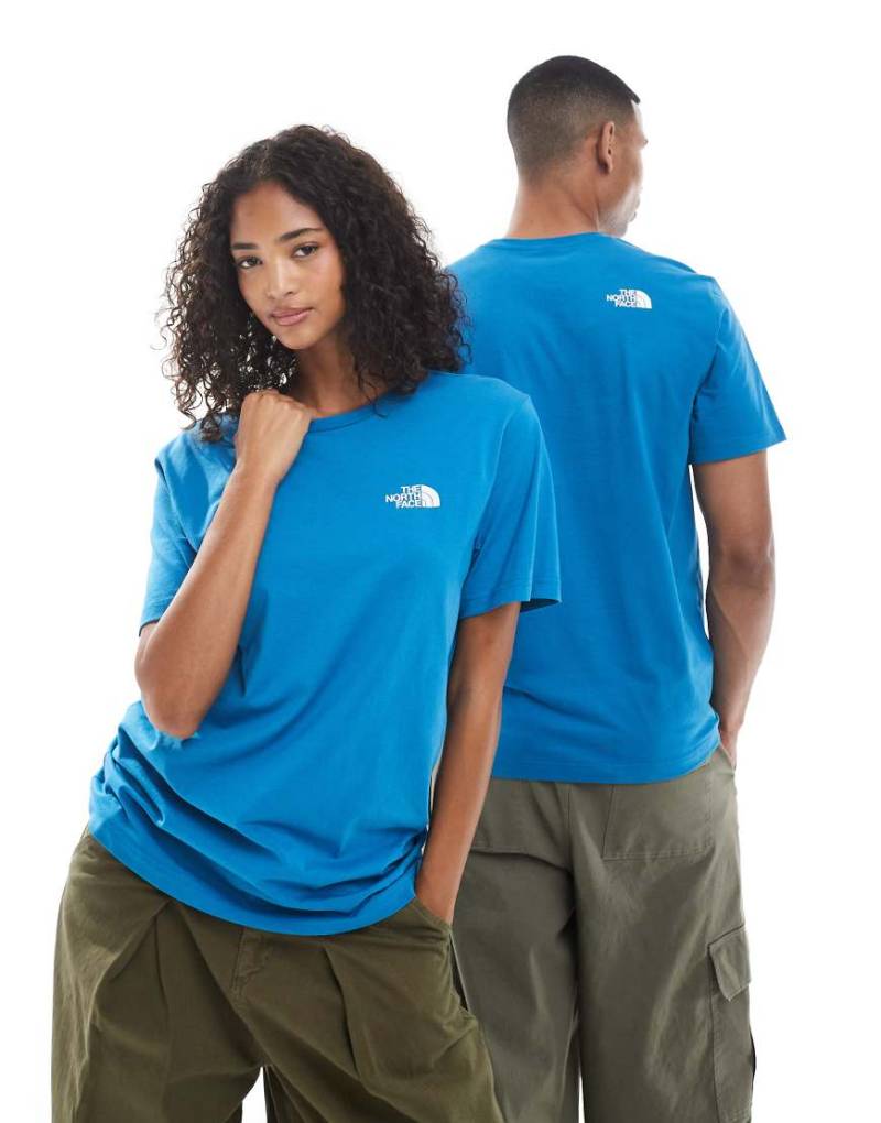 The North Face - Simple Dome - Unisex-T-Shirt in Marineblau mit Logo von The North Face