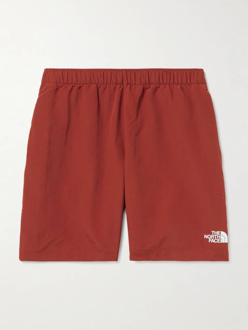 The North Face - Straight-Leg Logo-Print Shell Shorts - Men - Red - S von The North Face