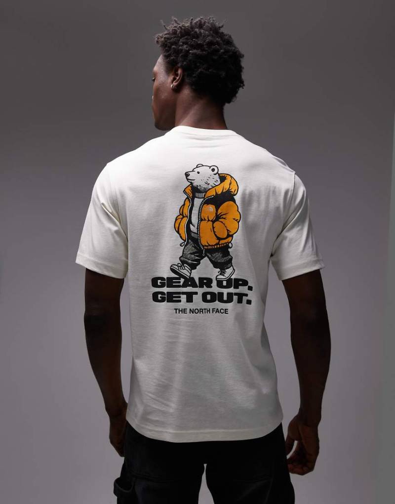 The North Face - Street Bear - T-Shirt in Wollweiß mit Oversize-Schnitt und Rückenprint von The North Face