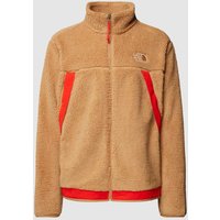 The North Face Sweatjacke aus Teddyfell Modell 'CAMPSHIRE' in Camel, Größe XL von The North Face