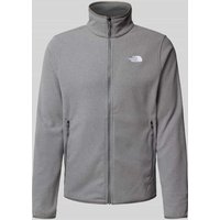 The North Face Sweatjacke mit Label-Stitching in Hellgrau, Größe M The North Face Sweatjacke mit Label-Stitching in Hellgrau, Größe M von The North Face