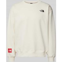 The North Face Sweatshirt mit Label-Print Modell 'AXYS' in Offwhite, Größe XXL von The North Face