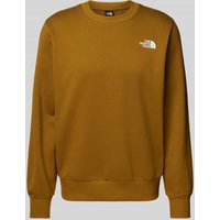 The North Face Sweatshirt mit Label-Print in Khaki, Größe XS von The North Face